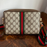 The Junco - Brown Vintage GG Crossbody