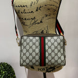 The Junco - Brown Vintage GG Crossbody