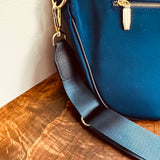 Navy Nylon GG Sling Bag
