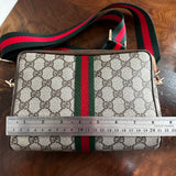 The Junco - Brown Vintage GG Crossbody
