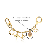 LV Blush Quatrefoil Charm Necklace with fun Rose Gold Clasp