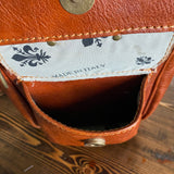 The Stork - Italian Leather Sling Bag with LV Monogram Embellishment