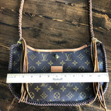 The Peacock - Vintage Monogram Hobo Tote