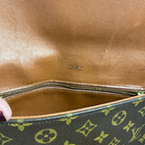 The Dove - Vintage Monogram in Black Crossbody