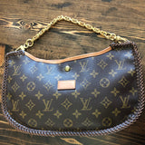 The Peacock - Vintage Monogram Hobo Tote