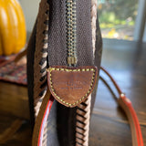 The Swan - Vintage Monogram in Vachetta Crossbody