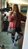 The Peacock - Vintage Monogram Hobo Crossbody in Black - Gold Hardware