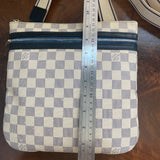 The Blue and White Swallow - Vintage Damier Azur Crossbody