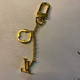 Authentic LV with Flower Quatrefoil Purse Charm/Keychain