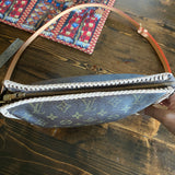 The Swan - Vintage Monogram in Vachetta Crossbody