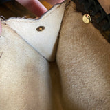 The Junco - Vintage Monogram in Black Crossbody Bag