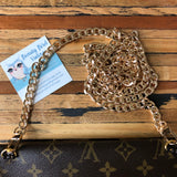 The Wren - Damier/Monogram Mix Vintage Wristlet/Crossbody/Clutch