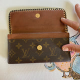 The Junco Wallet - Vintage Monogram in Gold