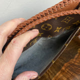 The Osprey - Vintage Monogram in Whiskey Crossbody Bag
