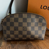 The Junco Crossbody Bag - Vintage Damier in Brown