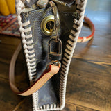 The Swan - Vintage Monogram in Vachetta Crossbody