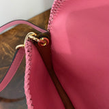 The Falcon with Sides - Monogram Crossbody in Pink