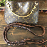 The Peacock - Vintage Monogram Hobo Crossbody