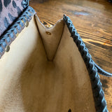 The Junco - Vintage Monogram in Black Crossbody Bag