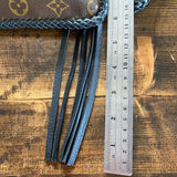 The Falcon with back pocket - Black Damier/Monogram Mix Wristlet/Crossbody/Clutch