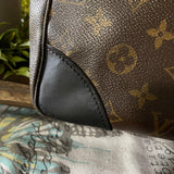 The Harrier Shoulder Bag in Black Monogram