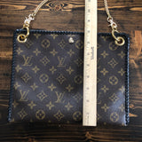 The Nuthatch - Vintage Monogram in Black Crossbody