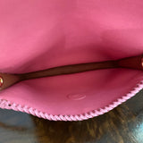 The Falcon with Sides - Monogram Crossbody in Pink