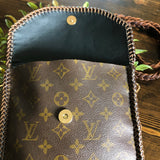 The Flicker - Tan/Chocolate Hair-on-Hide Vintage Crossbody Bag