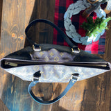 The Nightingale Tote - Vintage Monogram in Black