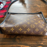 The Swan Crossbody - Vintage Monogram in Black