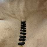 The Junco - Vintage Monogram in Black Crossbody Bag