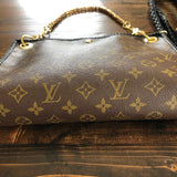 The Swan - Vintage Monogram in Black Crossbody