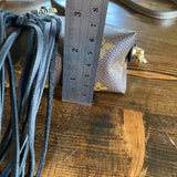 The Junco - Vintage Monogram in Black Crossbody Bag