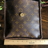 The Flicker - Tan/Chocolate Hair-on-Hide Vintage Crossbody Bag