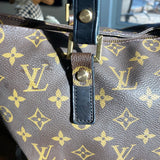 The Nightingale Tote - Vintage Monogram in Black