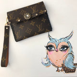 The Cardinal - Blingy Vintage Card Holder/Wallet/Keychain