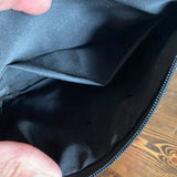 The Mockingbird - Black/White/Pink Hair on Hide Wristlet Bag
