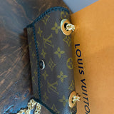 The Canvasback Shoulder/Crossbody Bag - Vintage Monogram in Black