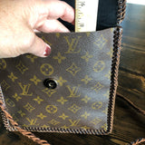 The Flicker - Tan/Chocolate Hair-on-Hide Vintage Crossbody Bag