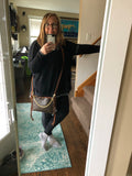The Nuthatch - Vintage Monogram in Caramel Crossbody