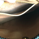 The Peacock - Vintage Monogram Hobo Crossbody in Black - Brass Hardware