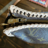 The Swan - Vintage Monogram in Vachetta Crossbody