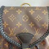 The Loon - Vintage Monogram Backpack in Black MM