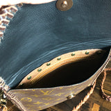 The Flicker - Tan/Chocolate Hair-on-Hide Vintage Crossbody Bag