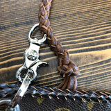 The Peacock - Vintage Monogram Hobo Crossbody - Silver Hardware