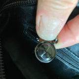 The Raven - Vintage Black Patent Gucci with Rose Gold Shoulder Bag