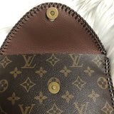 Kathy's Special Falcon - Turquoise Monogram Wristlet/Crossbody/Clutch with back pocket
