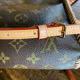 The Swan - Vintage Monogram in Vachetta Crossbody