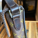 The Swift - Vintage Monogram in Chocolate Crossbody