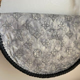 The Dove - Vintage Embroidered Monogram Lambskin Crossbody/Shoulder Bag